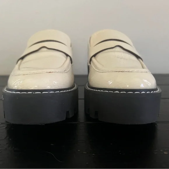 Franco Sarto Balin Lug Sole Loafers Size 6.5 (Runs Small) - Picture 2 of 7